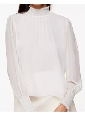 Aritzia Wilfred Valencia Long-Sleeve Blouse Size 2XS